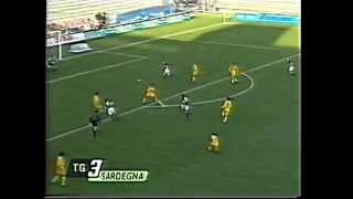 20012002 Serie B Salernitana  Cagliari 10 13 [upl. by Esiahc]