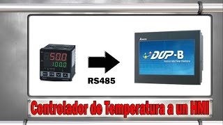 Coneccion de Controlador de temperatura a un HMI [upl. by Bernard]