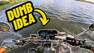 The Ultimate Water Test for a Motorcycle [upl. by Dumas]