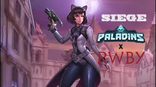 Paladins  PS4  Siege Gameplay as Saati with the Blake Belladonna RWBY Crossover Event Skin [upl. by Enair826]