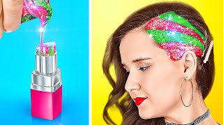 COOL HACKS TO BECOME POPULAR AT SCHOOL 💖 Girly Hacks To Shine Brightly by 123 GO [upl. by Ahsemat]