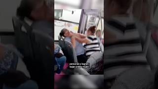 Gritos en transporte público entre chofer y una pasajera  N shorts [upl. by Lapointe]