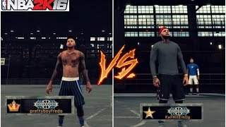 Prettyboyfredo Vs KellHitEmUp95  MyPark game of the year  Must Watch NBA 2K16 [upl. by Onirotciv]