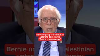 Bernie urges proPalestinian voters to back Harris [upl. by Gundry781]