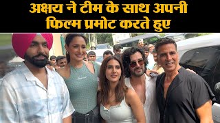 Akshay Kumar Vaani Kapoor Ammy Virk Pragya Jaiswal Promoting KHEL KHEL MEIN film  KhabarKiBaat [upl. by Adnek]