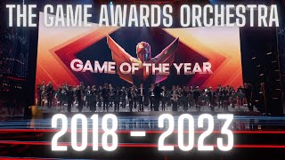 The Game Awards Orchestra GOTY Compilation  20182023 [upl. by Ynohtnacram]