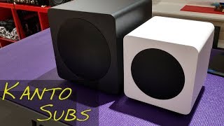 Kanto Sub6 amp Sub8 Z Reviews Beautiful Baby Subs [upl. by Suter]