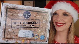 BASIC und GUT Nivea MEN DIY Adventskalender  Unboxing  Claudis Welt [upl. by Nole]