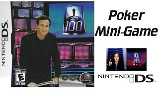 1 vs 100 Nintendo DS 1 vs 100 Poker Minigame [upl. by Durand]