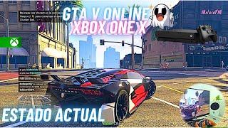 ASI ES GTA V ONLINE EN XBOX ONE X OLD GEN ESTADO MISIONES ACTIVIDADES MODO LIBRE [upl. by Nailuj]