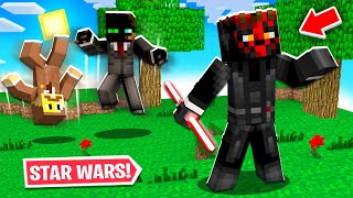 Playing MINECRAFT as a JEDI Force Powers [upl. by Winthorpe3]