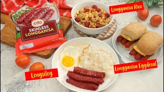 How to make Longsilog Longganisa Rice and Longganisa Eggdesal [upl. by Wieren]