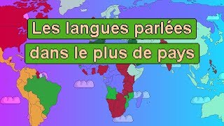 Les langues parlées dans le plus de pays [upl. by Raychel298]