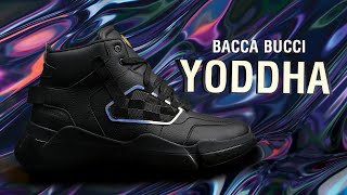 Bacca Bucci Mens YODDHA High top Elevated HighStreet Fashion Sneakers with Rebounce Outsole [upl. by Ovatsug]