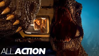 The Giganotosaurus Attacks  Jurassic World Dominion 2022  All Action [upl. by Aryaz]