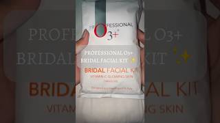 PROFESSIONAL O3 FACIAL KIT 🌸✨ facial facemask skincare skincaretips trendingshorts trending [upl. by Petua153]