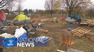 Ontario coroner investigating death of woman at homeless camp in Cornwall  APTN News [upl. by Areis]