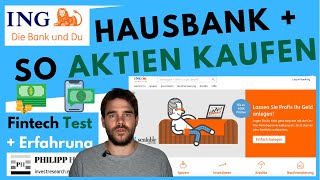 So Aktien kaufen bei ING Diba  Meine Meinung Test und Erfahrung zur Online Hausbank [upl. by Louls]