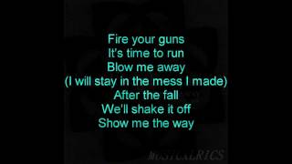 Breaking Benjamin feat Valora  Blow Me Away Lyrics [upl. by Isbel616]