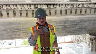 Memorial Continental Hall Restoration Part I Discovering the Stucco [upl. by Hurley]