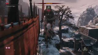 Sekiro  How to Cheese the Chained Ogre [upl. by Tammi86]