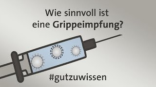 gutzuwissen Wie sinnvoll ist eine Grippeimpfung [upl. by Tsyhtema83]