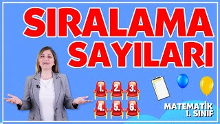 Sümeyya AVCI Sıra Bildiren Sayılar İlkokul 1 Sınıf Matematik Dersi [upl. by Chiles381]