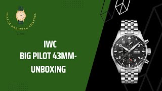 IWC Big Pilot Chronograph  Unboxing [upl. by Ardnekat]