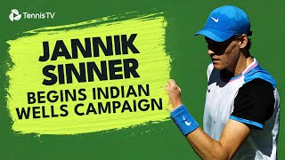 Clinical Jannik Sinner Dominates Kokkinakis 🔥  Indian Wells 2024 [upl. by Haldeman718]