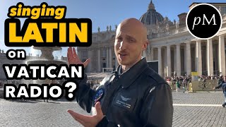 Vatican Radio with Latin Speaking American amp Latin Speaking Priest 🎙️ [upl. by Enihpets321]