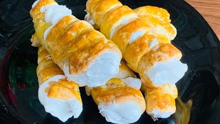 Cream Roll Recipe  क्रीम रोल बनाने की विधि  Flaky amp Delicious Dessert [upl. by Amzaj837]