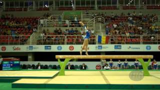 BULIMAR Diana Laura ROU  2016 Olympic Test Event Rio BRA  Qualifications Balance Beam [upl. by Ayotan]