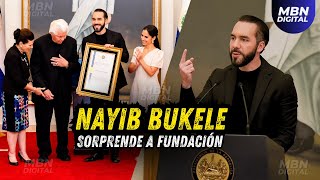 Presidente Nayib Bukele Sorprende a Fundación que Beneficia a Miles de Salvadoreños [upl. by Raynah234]