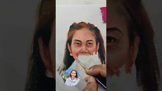 Portrait painting in acrylic [upl. by Gussman]