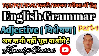 Adjective  विशेषण  Definition Types amp examples in english grammarPart1 [upl. by Hael755]