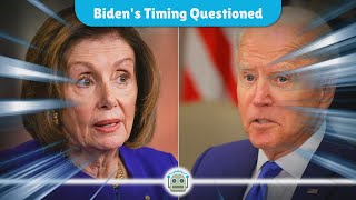 Pelosi Critiques Bidens Timing A Call for Competitive Primaries [upl. by Ainud]