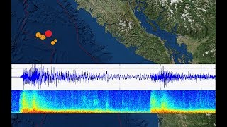 Yellowstone Volcano 3 Large Quakes West of Washington off Vancouver Island M40 in Texas [upl. by Diet]