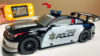 RC Fastest Interceptor police Car Vs RC Fortuner Car Unboxing amp Fight  Chatpat toy tv [upl. by Anawad449]