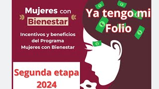 Mujeres con bienestar 2024 👧 si ya TIENES FOLIO 💲 eres la siguiente en recibir el apoyo 💳 [upl. by Imoyn]