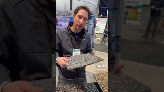 Revolutionary Rubber Stone Explained at World of Concrete 2024 [upl. by Annaeed]