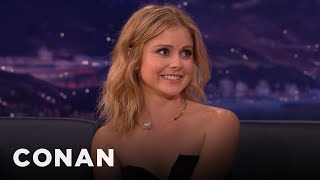 Rose McIver New Zealand Accents Are Ugly  CONAN on TBS [upl. by Eitac]