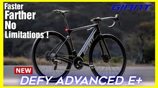 All New Giant Defy Advanced E  Lightweight Road ebike with SyncDrive move plus motor [upl. by Drewett]