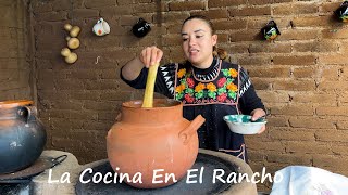 Así Hago El Atole De Grano De Michoacán La Cocina en El Rancho [upl. by Florrie386]