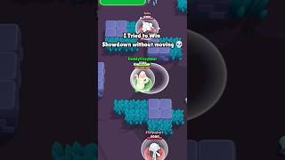 I Tried To Win Showdown WITHOUT Moving 💀🔥brawlstars [upl. by Ronnoc]