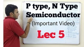 P type N Type Semiconductor ptype ntype semiconductor [upl. by Chamberlain]