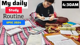 MY ROUTINE FOR UPSC PRE20243AMEARLY MORNING STUDY ROUTINE FOR UPSC 2024UPSC IN DELHI [upl. by Nosyk120]