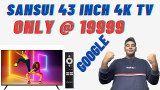 sansui 43 inch 4k tv  sansui 43 inch ultra hd smart android led tv  sansui 43 inch 4k led tv [upl. by Madalena]