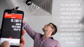 How to measure volumetric airflow from a duct [upl. by Frulla]