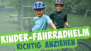 KinderFahrradhelm richtig anziehen  Lazer Helm mit AutoFit® [upl. by Ibrek340]