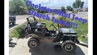 Coolster Mini Jeep Clutch Install [upl. by Tnemelc686]